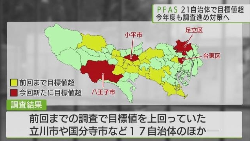 日本多地爆发有机氟化合物污染，政府紧急调查并采取行动保护民众健康