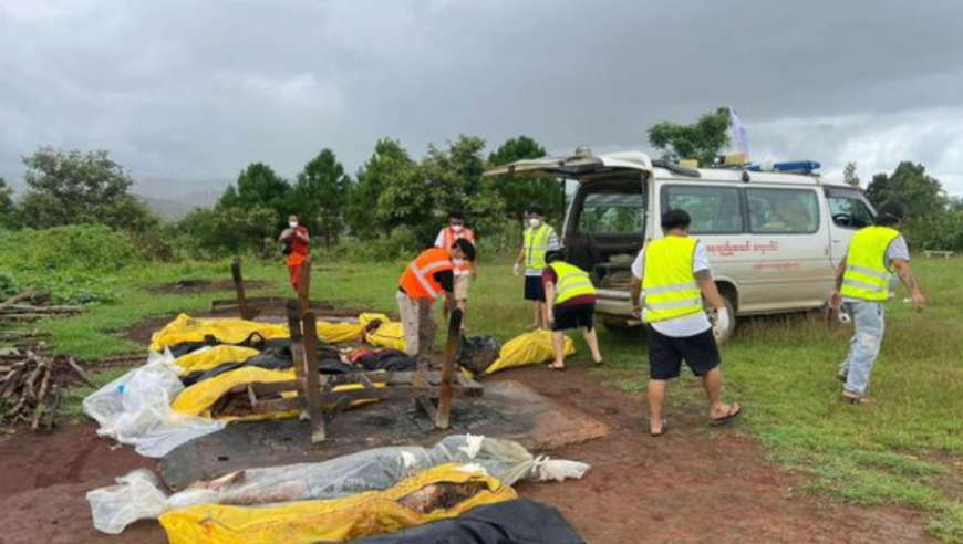 缅北皎梅地区启动大规模公益行动：帮助处理超过20具遗体火化过程