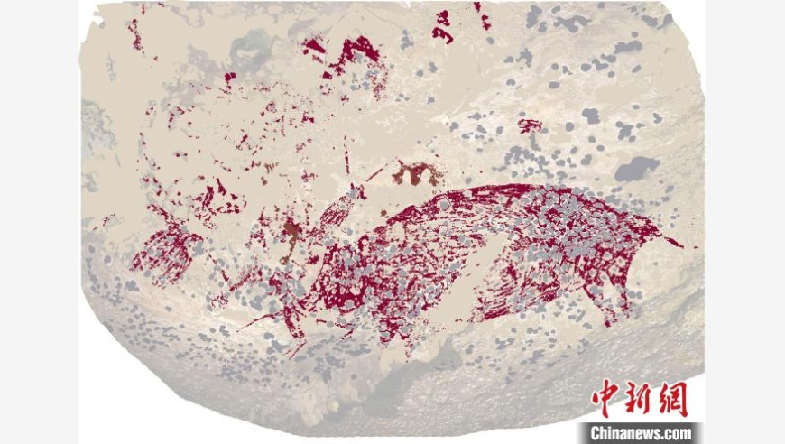 科学家发现：约5.12万年前的印尼土著形象可能与野猪进行互动，揭示了世界最早的人类文明之一