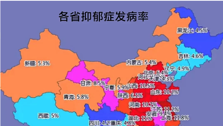 上海抑郁症发病高居全国之首：全国青少年患抑郁症人数超两千万