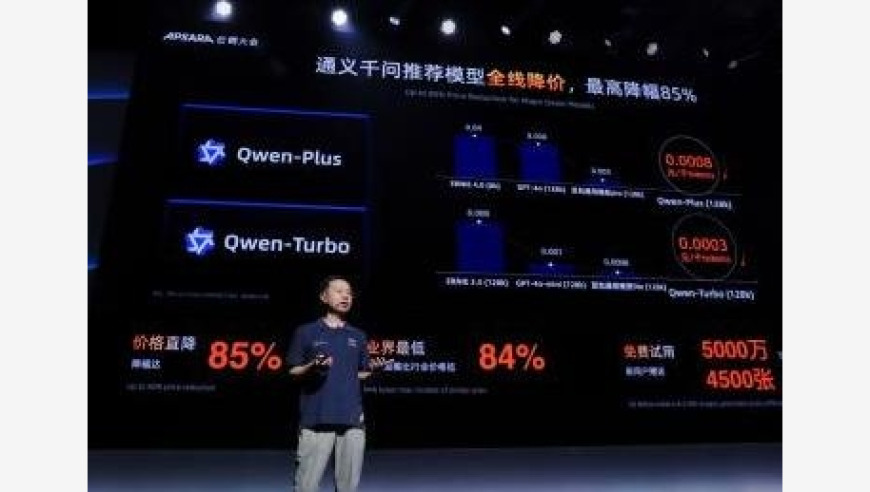 通义千问主力模型降价85%，阿里云CEO：仍有大幅降价空间