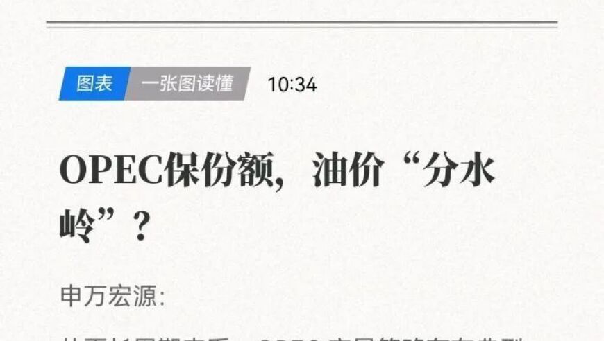 沙特石油政策的重大转变：从限产保价到增产保份额，油市经历剧烈波动