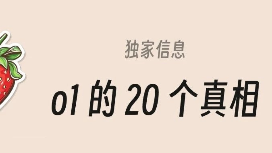 揭秘o1：20个有趣的事实，让你对这个神秘平台有更深的理解