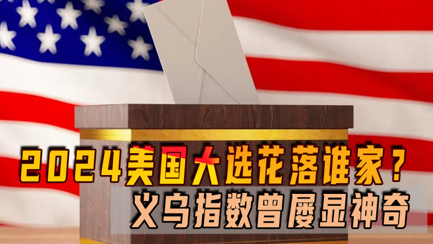 2024美国大选：天猫指数带你揭秘市场走势，今年又将是丰收年吗?