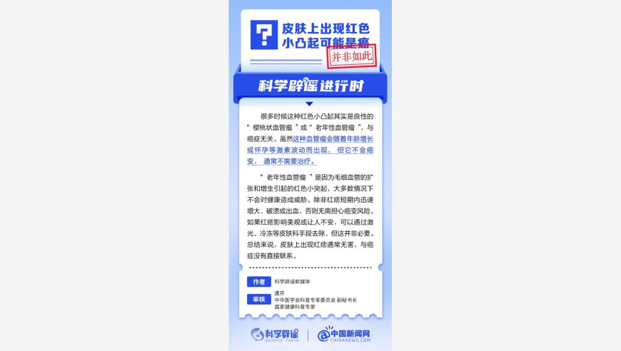 了解红肿皮疹：中医认为是否可能预示癌症?