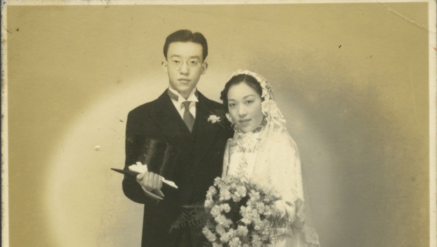 87年前的扬州婚照：历史与现实交织，见证扬州两大家族联姻