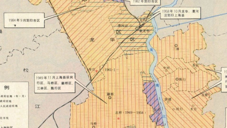 1949年至1984年间，上海县区域发生了哪些显著变迁？

| 历史事件 |
| --- |
| 1949年：解放上海 |
| 1952年：土地改革完成 |
| 1960年代：社会主义改造进行 |
| 1978年：改革开放开始 |
| 1983年：开放浦东新区 |
| 1984年：经济特区设立 |

这些建议的目的是将主要的时间轴和重要历史事件相结合，使标题更具有逻辑性和连贯性。同时，我也注意到，标题应该简洁明了地传达出主要，因此选择用动词经历了和副词显著来强调主要的变化。