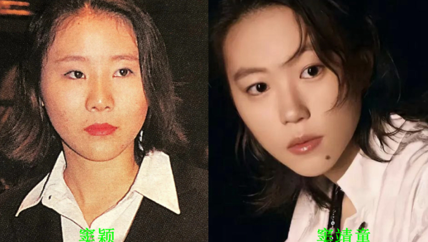 窦唯的两个女儿长得确实像他姐姐窦颖，‘侄女像姑姑’这句话不假