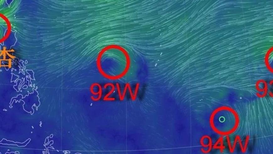 随着银杏逐渐影响广东省沿海地区，欧美地区的台风情况也在持续关注西太平洋的风力发展趋势，我们一起来分析和预测未来可能出现的台风胚胎。