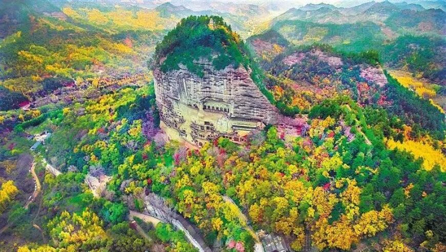 麦积山大景区：中国5A级旅游景区，全国十大热门旅游目的地之一