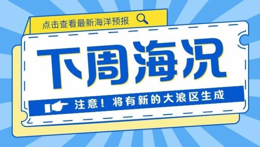 下周冷空气南下 大海将上演大浪至巨浪的过程