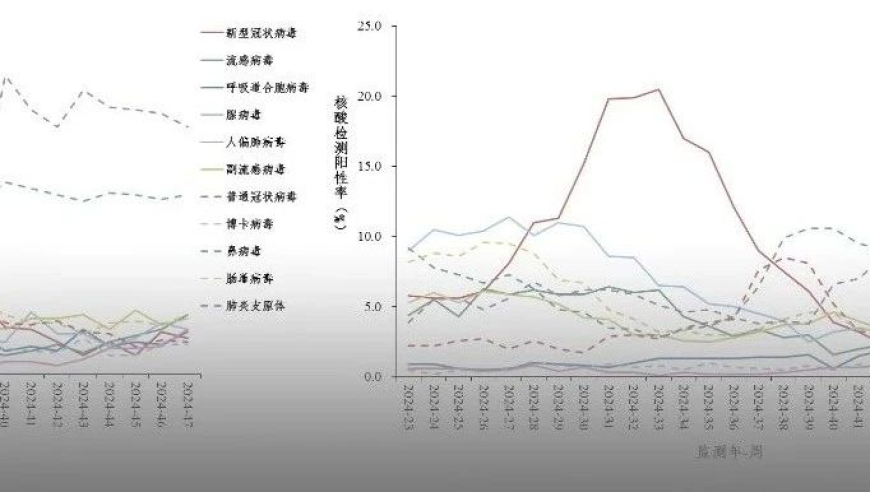 更新：急性呼吸道传染病呈现上升趋势 | 流感与腺病毒阳性率持续提升，鼻病毒感染波动