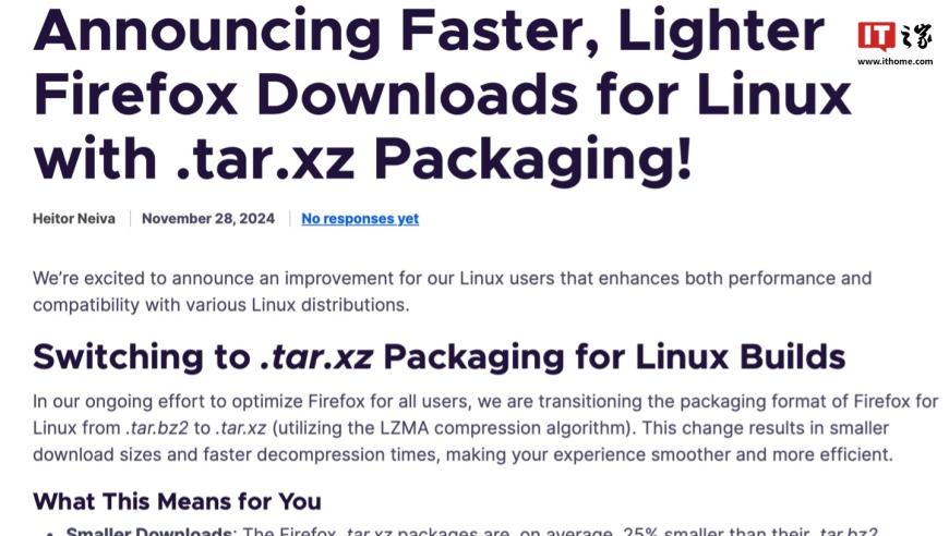 基于 Mozilla 的 .tar.xz 格式转换器: 拓展Firefox软件包的便捷方法