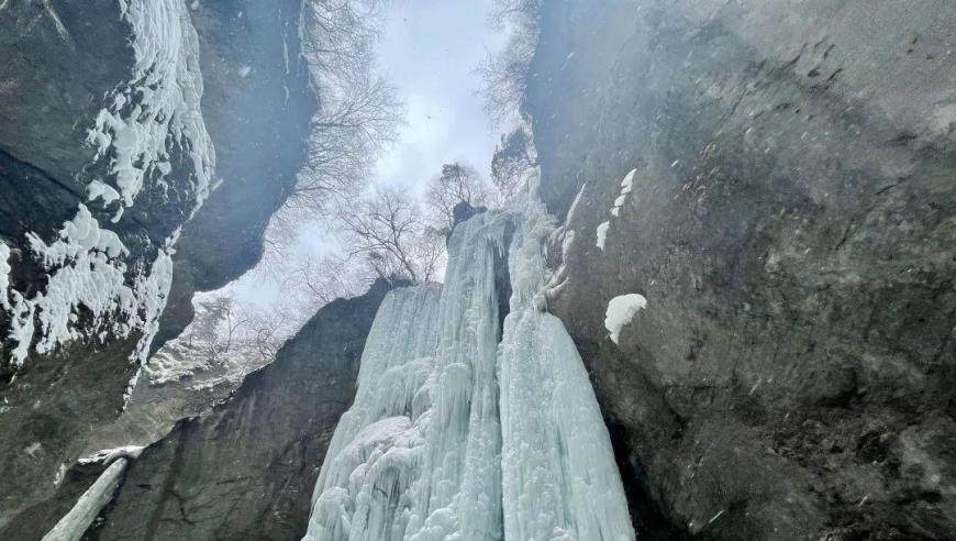 官鹅沟，邀您一起踏雪欣赏美丽的冬景！