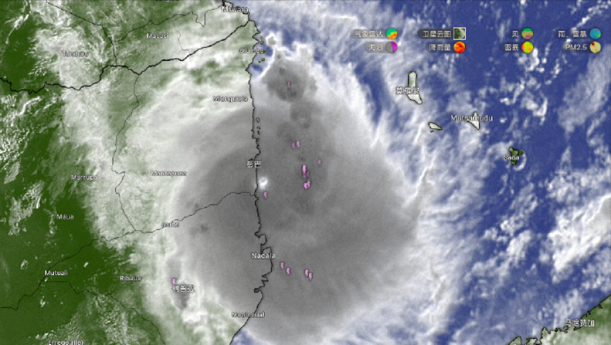超强台风强袭非洲 南海地区热带云团盛开: 新台风潮即将席卷而来?