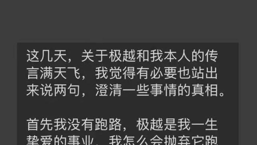 极越CEO深夜致歉：没有跑路，但过度投入营销导致精力过载