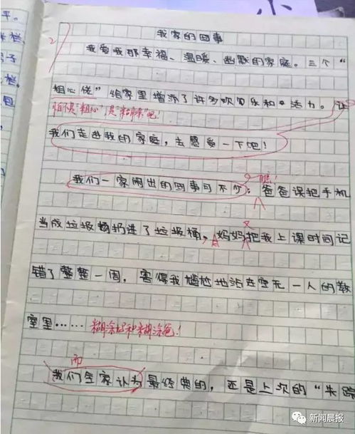 感动至深：被儿子的作文所打动的老母亲