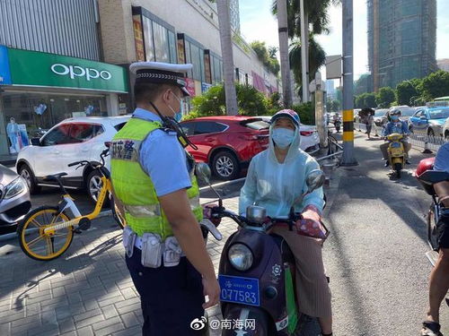 海口一女子骑电动车被交警强力拽下事件引发关注，海口交警回应详细情况