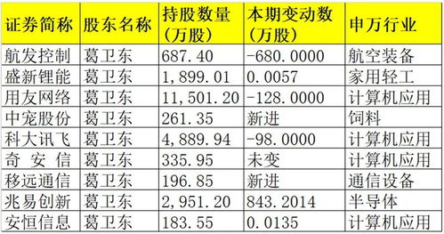 葛卫东与赵建平最新重仓名单公布，‘超级牛散’的网络影响力不容忽视