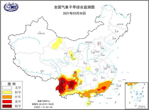 云南旱区喜雨消息确认！蓝色雨区正在全面侵袭!