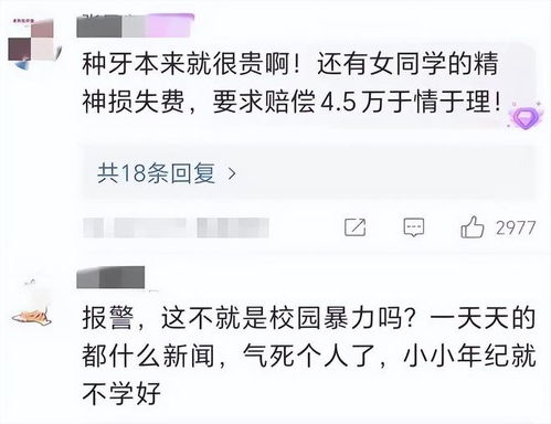 学生午间打闹致同学门牙断裂，受伤家长可否向学校索赔？