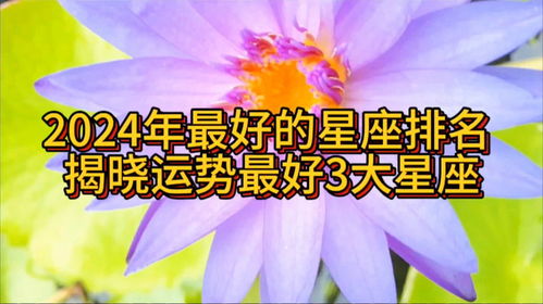 2024年最佳星座：幸运连连、充满好运的一年