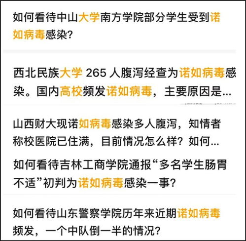 全球范围内爆发诺如病毒，清华校友预警：300多名校友感染！