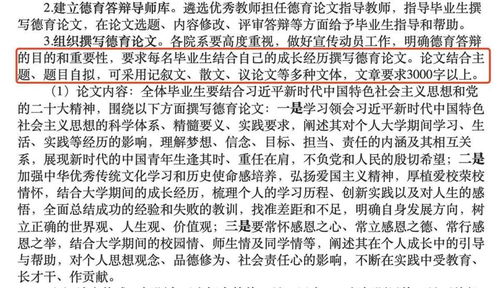 高校指南：如何改进德育论文的写作技巧，避免‘说得比做的好’现象

克服「做得好不如说得好」的困境：提升高校毕业生德育论文质量的方法与策略