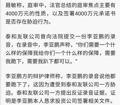 李亚鹏承认欠薪并承诺今下班前解决：知名博主回应是否涉及金钱选择性失明话题