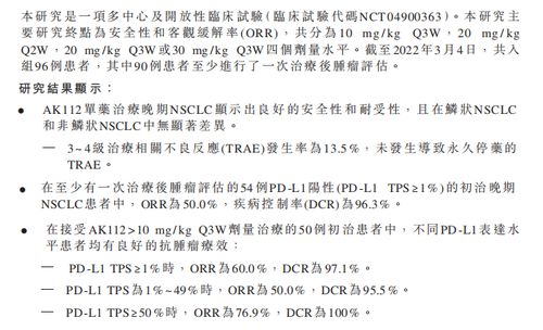 康方生物回应大跌：ASCO披露的AK112无进展生存期(PFS)和HR数据，数据结果优异

另外还有其他一些修改选项:

- 康方生物：上调股价，应对下滑: 阐释关于药物研发最新进展
- 康方生物公布最新的ASCO报告，亮点在于AK112的PFS和HR数据
- 康方生物回应大跌：新药研究进展：AK112的研究结果良好
- 康方生物宣佈再添新品，稳定股市投资者信心
- 康方生物回应大跌：公司发布最新产品进展及财务表现
- 康方生物:AK112有望在治疗卵巢癌上取得突破, 研发进度值得期待
- 康方生物正式宣布新产品进展与市场反响
- 康方生物回应大跌：AK112新药进入临床试验阶段
- 康方生物:AK112:疗效显著，学术界认可