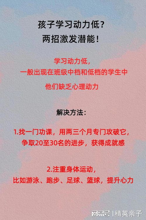 有效激发孩子的学习动力：期末学习计划的制定与实施