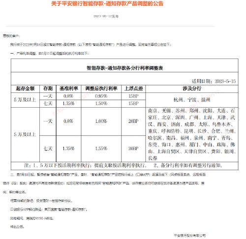 探究：为何银行调整了通知存款产品的政策解读