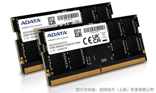 信音电子 DDR5-SO DIMM 产品样品已开始出货，实现内存连接的高速稳定