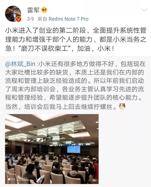 余承东启示雷军，不需外界因素干扰，全凭专业精神投身技术领域