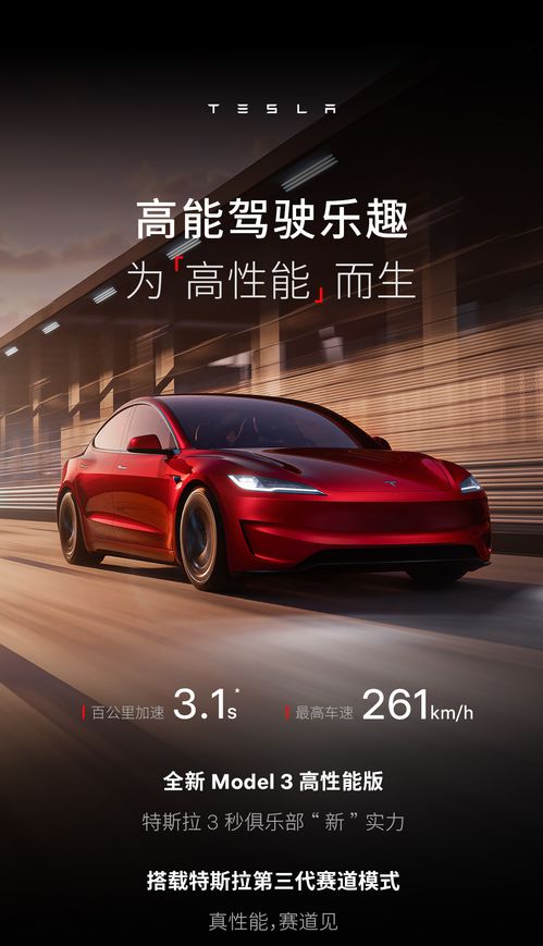 特斯拉Model 3高性能版今日发布，预计6月中旬开始首批交付