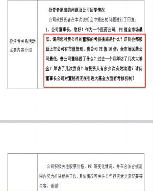 东北药茅遭投资者质疑：医药股PE排名最低，长春高新潜在隐忧引关注