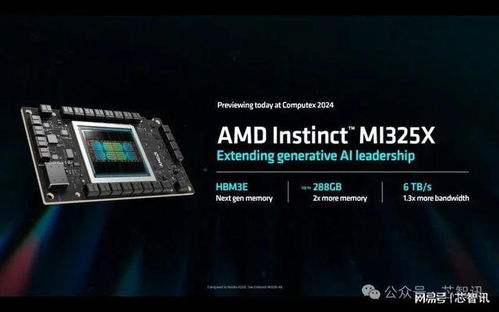 AMD发布AI芯片路线图：四季度推出Mi325X，将比H200快1.3倍！

揭秘AMD AI芯片路线图: Mi325X将在第四季度上市，预计能比H200快1.3倍！

AMD即将发布的AI芯片路线图：Mi325X将在第四季度登场，将速度领先于H200！

AMD AI芯片进度更新：Mi325X预计在第四季度推出，大幅提升性能1.3倍！

第四季度来临！AMD发布AI芯片路线图：Mi325X可能大幅超越H200，令人期待！