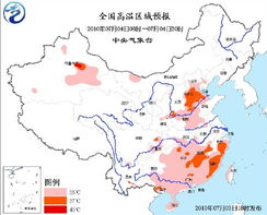 中央气象台继续发布高温黄色预警：河北、天津等多地气温将超35℃