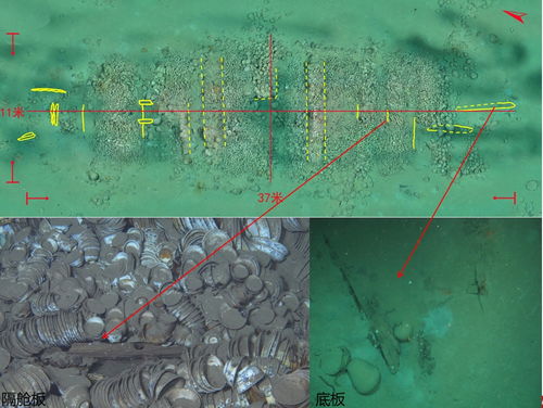 海洋古宝：1500米南海潜水深度揭示明代沉船范围，前所未见的珍贵文物资源
