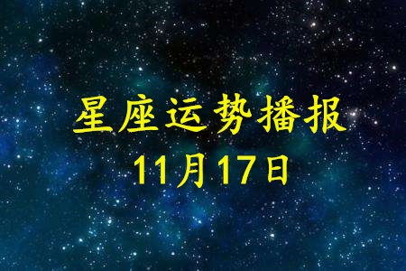 2024年11月17日十二星座今天运势