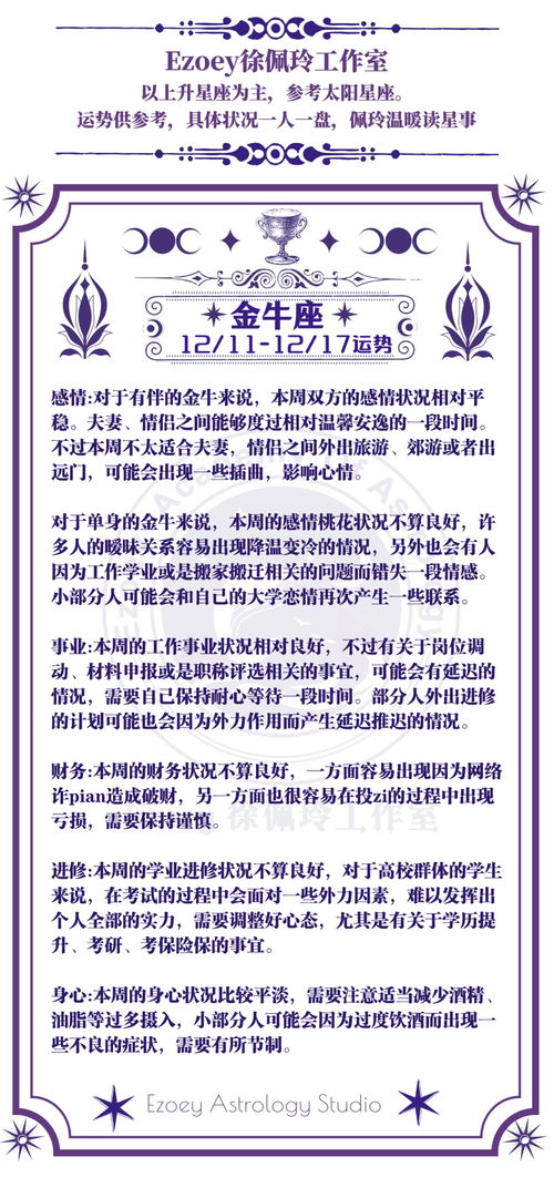 十二星座周运(Ezoey徐佩玲24年星座解析) - 如何解读自己的未来走向